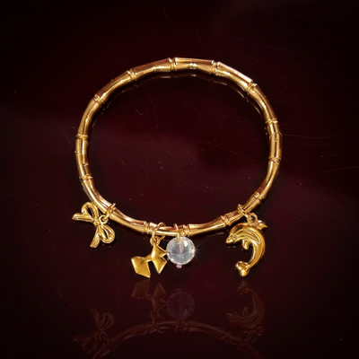 Charm Gold Plated Bracelet
