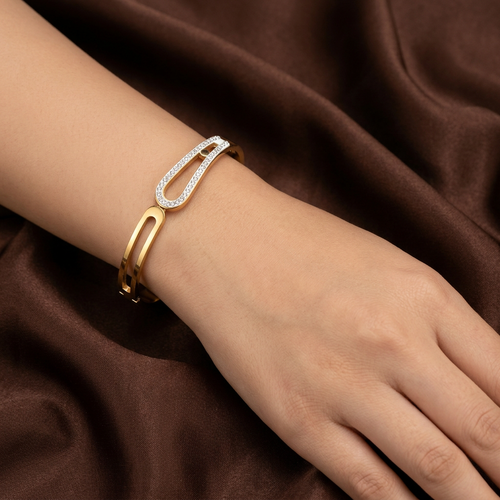 Chain Gold Plated Butterfly Bracelet