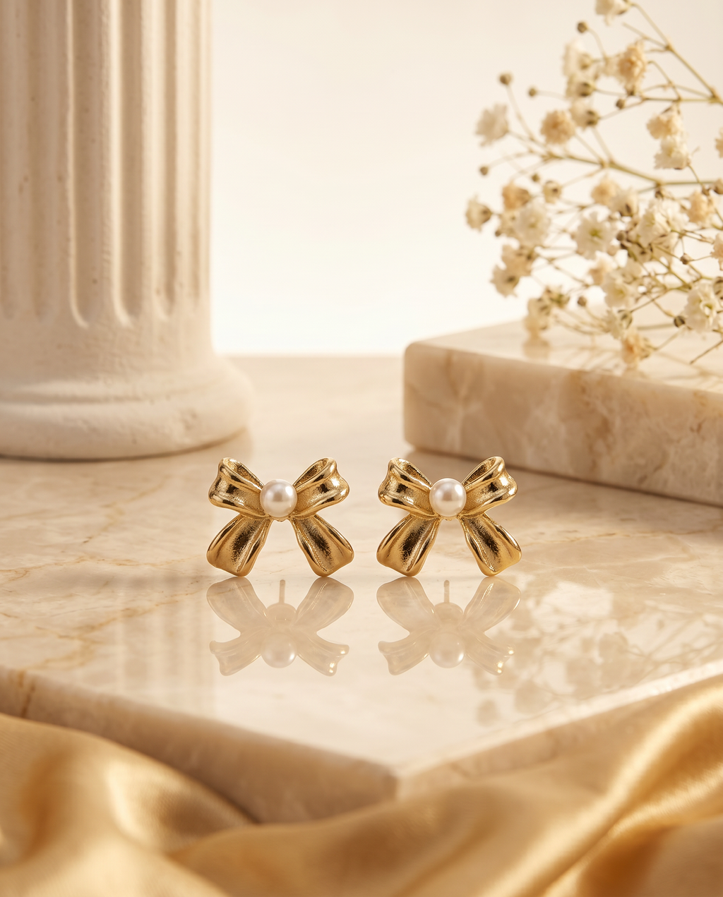 FYER1040 - Gold Classic Chunky Polished Hoop Earrings | Alohi