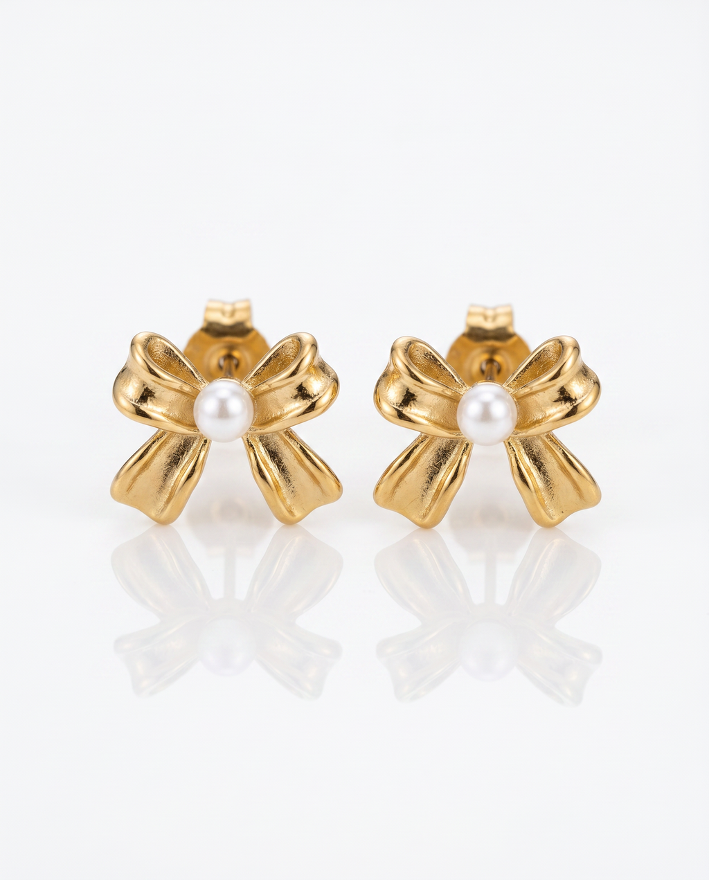 FYER1040 - Gold Classic Chunky Polished Hoop Earrings | Alohi
