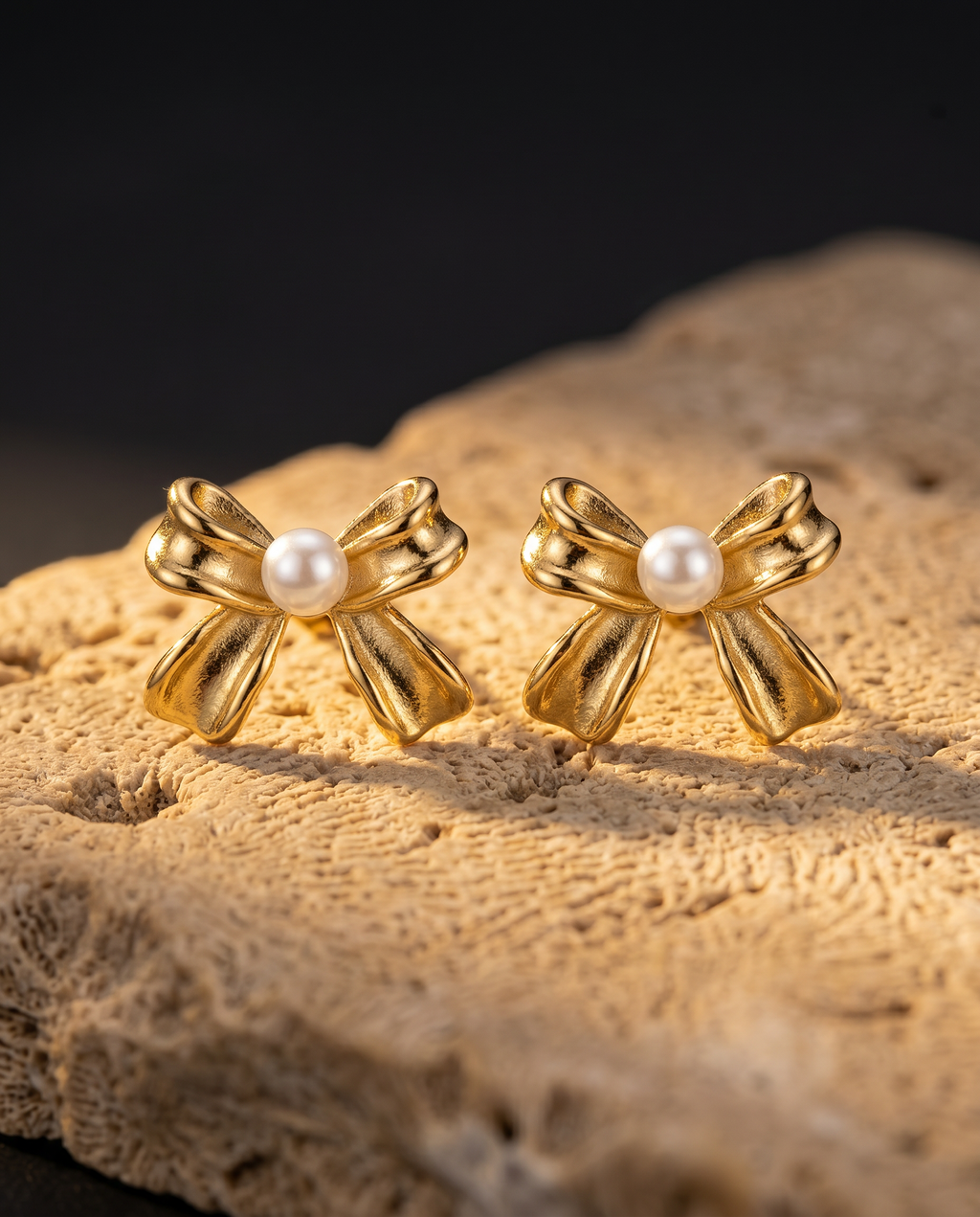 FYER1040 - Gold Classic Chunky Polished Hoop Earrings | Alohi