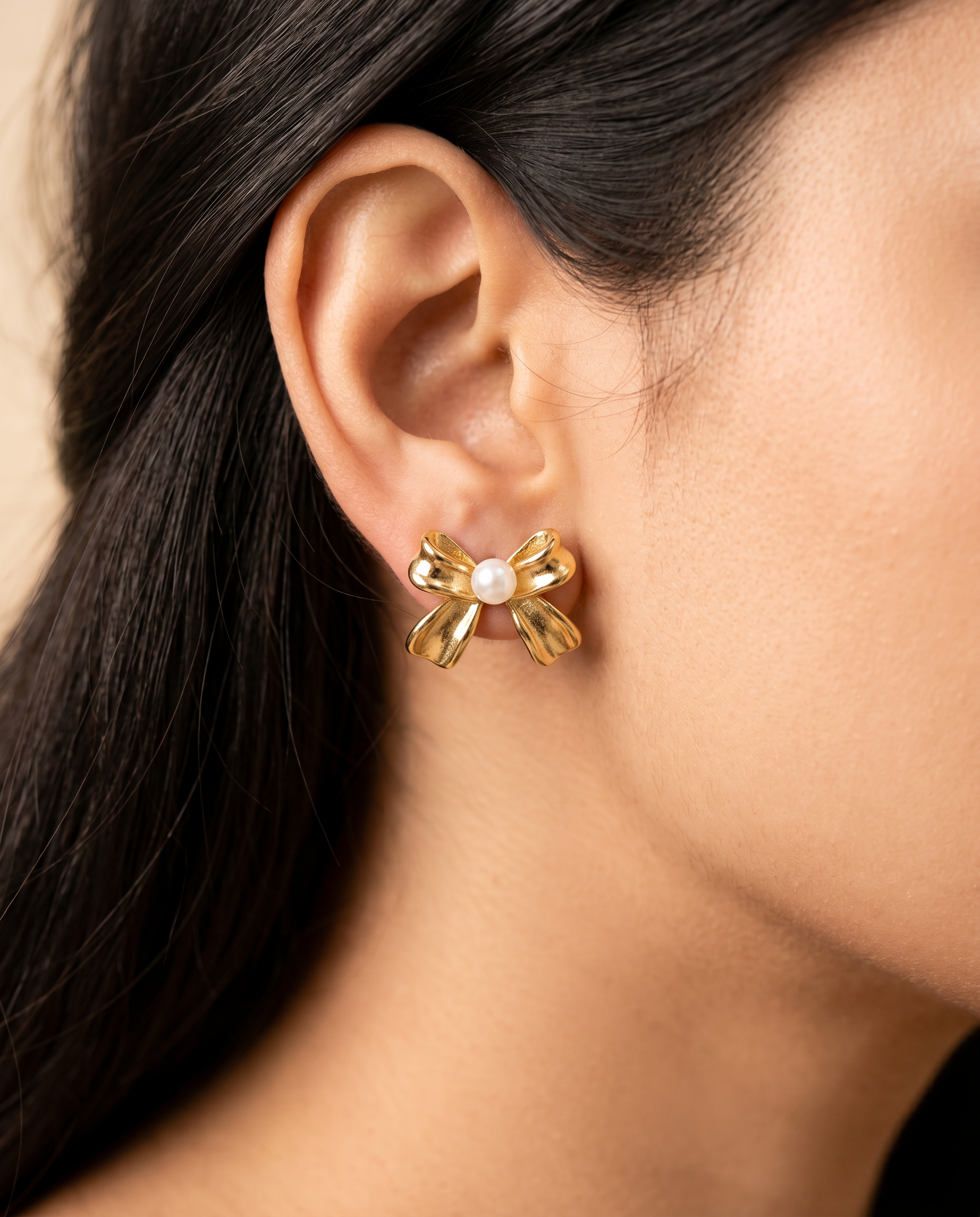 FYER1040 - Gold Classic Chunky Polished Hoop Earrings | Alohi