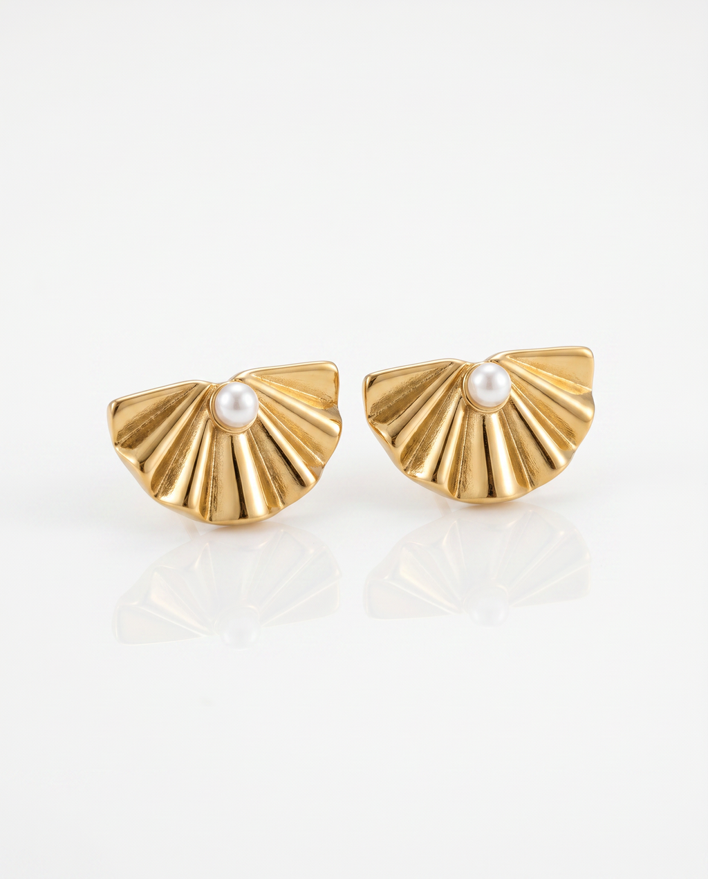 FYER1043 - Rose Gold Butterfly Crystal Pavac Hoop Earrings | Alohi