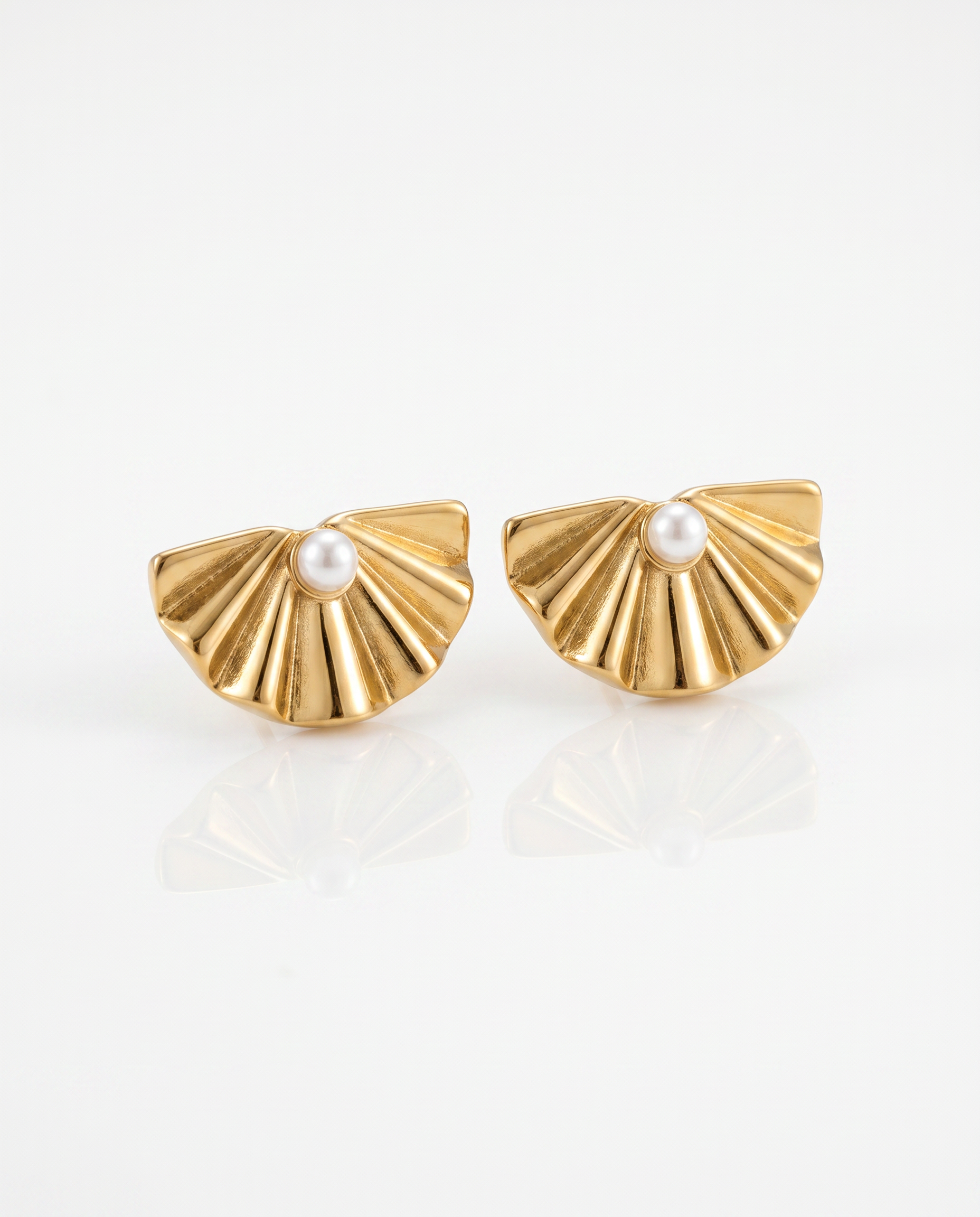 FYER1043 - Rose Gold Butterfly Crystal Pavac Hoop Earrings | Alohi