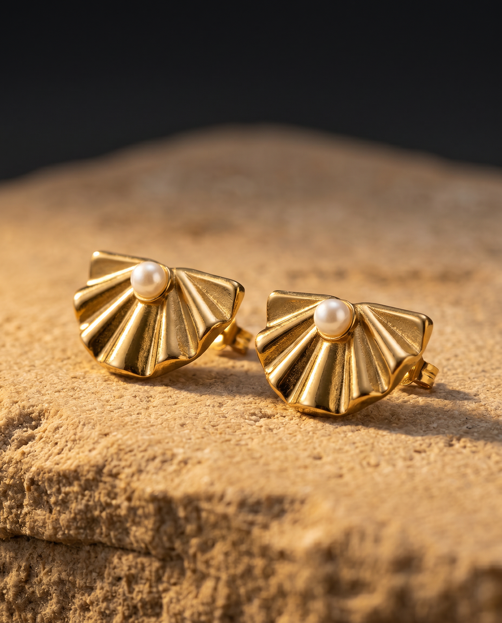 FYER1043 - Rose Gold Butterfly Crystal Pavac Hoop Earrings | Alohi