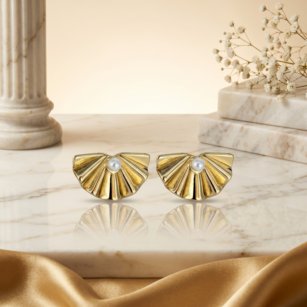 FYER1043 - Rose Gold Butterfly Crystal Pavac Hoop Earrings | Alohi