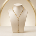 Gold Plated Steel Chain Pendant Necklace