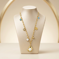 Gold Plated Steel Star Chain Pendant Necklace