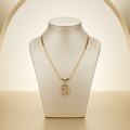 Pendant Gold Plated Floral Necklace